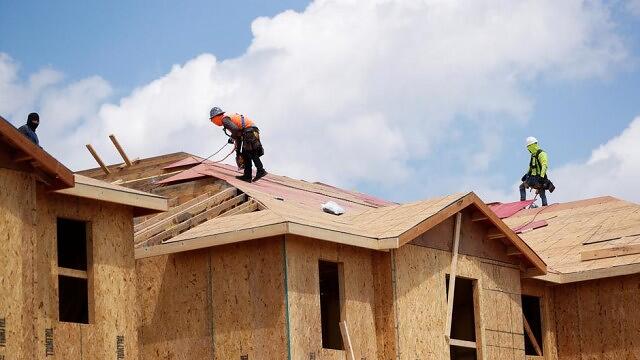 U.S. housing starts rebound sharply in Feb; building permits fall